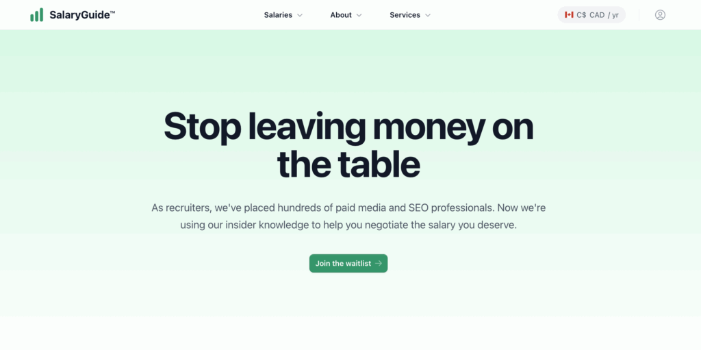 Salary Guide SEO and Paid Media